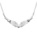 Stříbrný náhrdelník andělská křídla