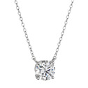 Stříbrný náhrdelník ELEN moissanite