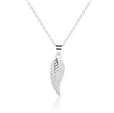 Stříbrný náhrdelník křídlo