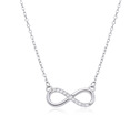 Střibrný náhrdelník nekonečno