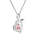 Stříbrný náhrdelník se Swarovski krystalem