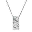 Stříbrný náhrdelník se Swarovski krystaly, Crystal