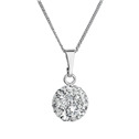 Stříbrný náhrdelník se Swarovski krystaly, Crystal