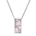 Stříbrný náhrdelník se Swarovski krystaly, Magic Rose