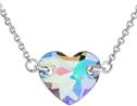 Stříbrný náhrdelník srdce Crystals from Swarovski® Paradise Shine