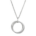 Stříbrný náhrdelník tři kroužky