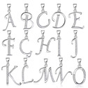 Stříbrný přívěšek - iniciála písmeno