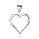 Stříbrný přívěšek - srdíčko