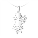 Stříbrný přívěsek anděl