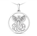 Stříbrný přívěsek anděl