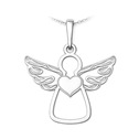 Stříbrný přívěsek anděl