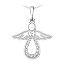 Stříbrný přívěsek anděl