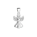 Stříbrný přívěsek anděl se Swarovski krystalem