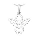 Stříbrný přívěsek andílek
