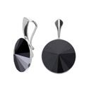 Stříbrný přívěšek Crystals from Swarovski, Jet Black