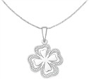 Stříbrný přívěsek čtyřlístek