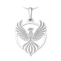 Stříbrný přívěsek fenix
