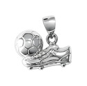 Stříbrný přívěšek fotbal