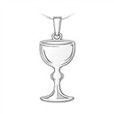 Stříbrný přívěsek kalich