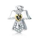 Stříbrný přívěšek korálek andílek
