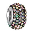 Stříbrný přívěšek korálek Crystals from Swarovski® Vitrail Medium