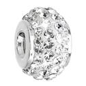 Stříbrný přívěšek korálek Preciosa® Crystal