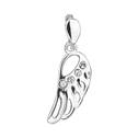 Stříbrný přívěšek křídlo s kameny Crystals from Swarovski®
