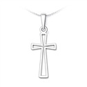 Stříbrný přívěsek kříž