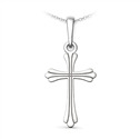 Stříbrný přívěsek kříž