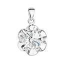 Stříbrný přívěšek kytička s kamenem Crystals from Swarovski®