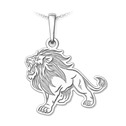 Stříbrný přívěsek lev