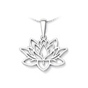 Stříbrný přívěsek lotosový květ