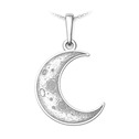 Stříbrný přívěsek měsíc