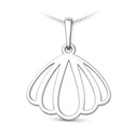 Stříbrný přívěsek mušle