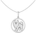 Stříbrný přívěsek pes pomeranian