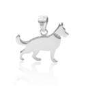 Stříbrný přívěšek pes Vlčák