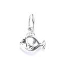 Stříbrný přívěšek rybka
