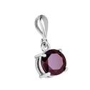 Stříbrný přívěšek s granátem