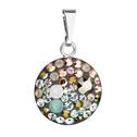 Stříbrný přívěšek s kameny Crystals from Swarovski® Chameleon