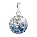 Stříbrný přívěšek s kameny Crystals from Swarovski® Ice Blue