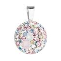 Stříbrný přívěšek s kameny Crystals from Swarovski® Magic Rose