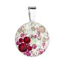 Stříbrný přívěšek s kameny Crystals from Swarovski® Sweet Love