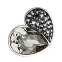 Stříbrný přívěsek s krystaly Crystals from Swarovski® Black Diamond