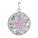 Stříbrný přívěšek s krystaly Crystals from Swarovski® Sakura