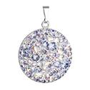 Stříbrný přívěšek s krystaly Crystals from Swarovski® Violet