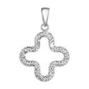 Stříbrný přívěsek s krystaly Swarovski