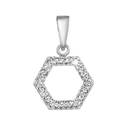 Stříbrný přívěsek s krystaly Swarovski