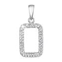 Stříbrný přívěsek s krystaly Swarovski