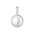 Stříbrný přívěšek s pravou říční perlou