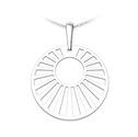 Stříbrný přívěsek slunce